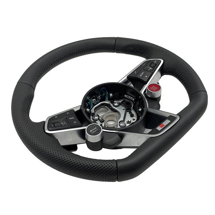 Multi functional semi perforated R8 steering wheel assembly, suitable for Audi A3 8Y