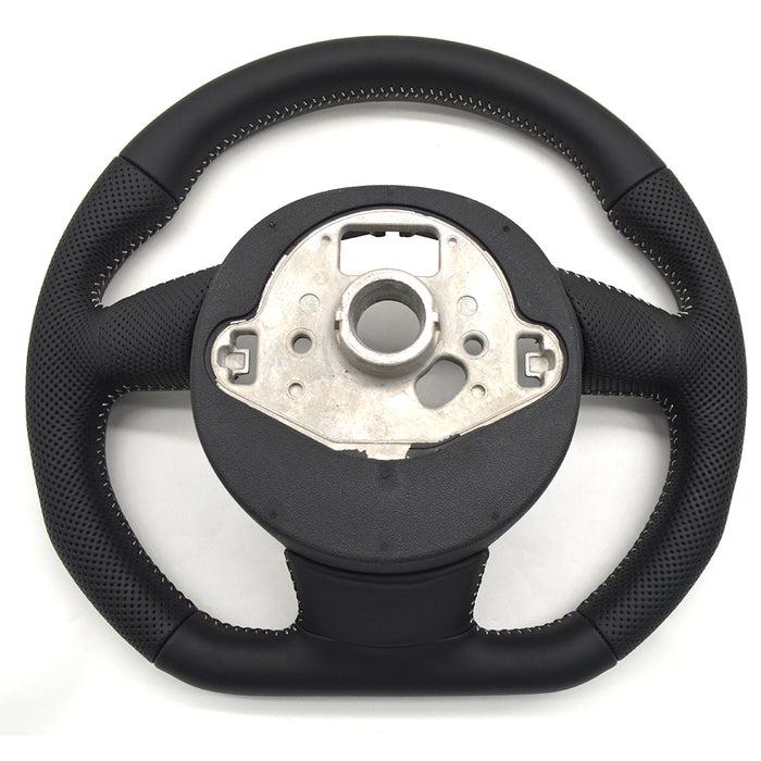 Multi functional semi perforated flat bottomed sports steering wheel, For Audi A3 8V A4 B8 A5 A6 A7 Q3 Q5 Q7