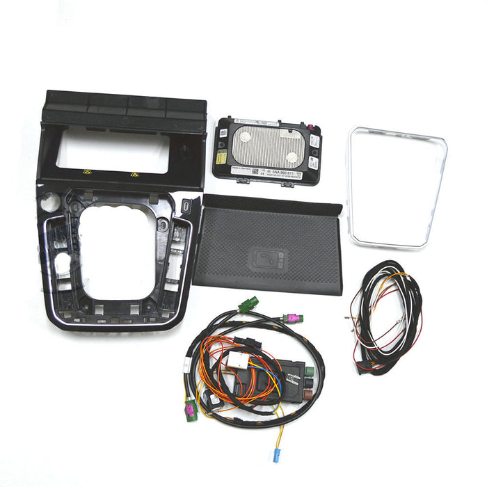 For LHD V W Passat B8 8.5 Arteon wireless charging module + debris box —  Vagpartsgo